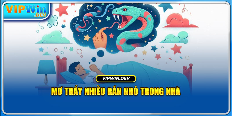 Mơ thấy nhiều rắn nhỏ trong nhà 